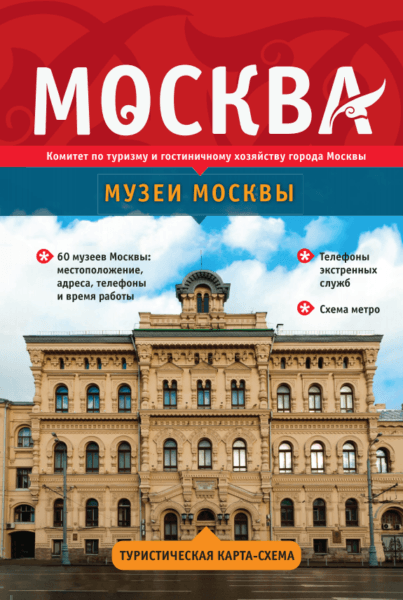 туристическая карта-схема Музеи Москвы